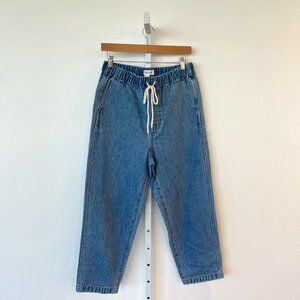 Madewell Drawstring Classic Straight Jeans